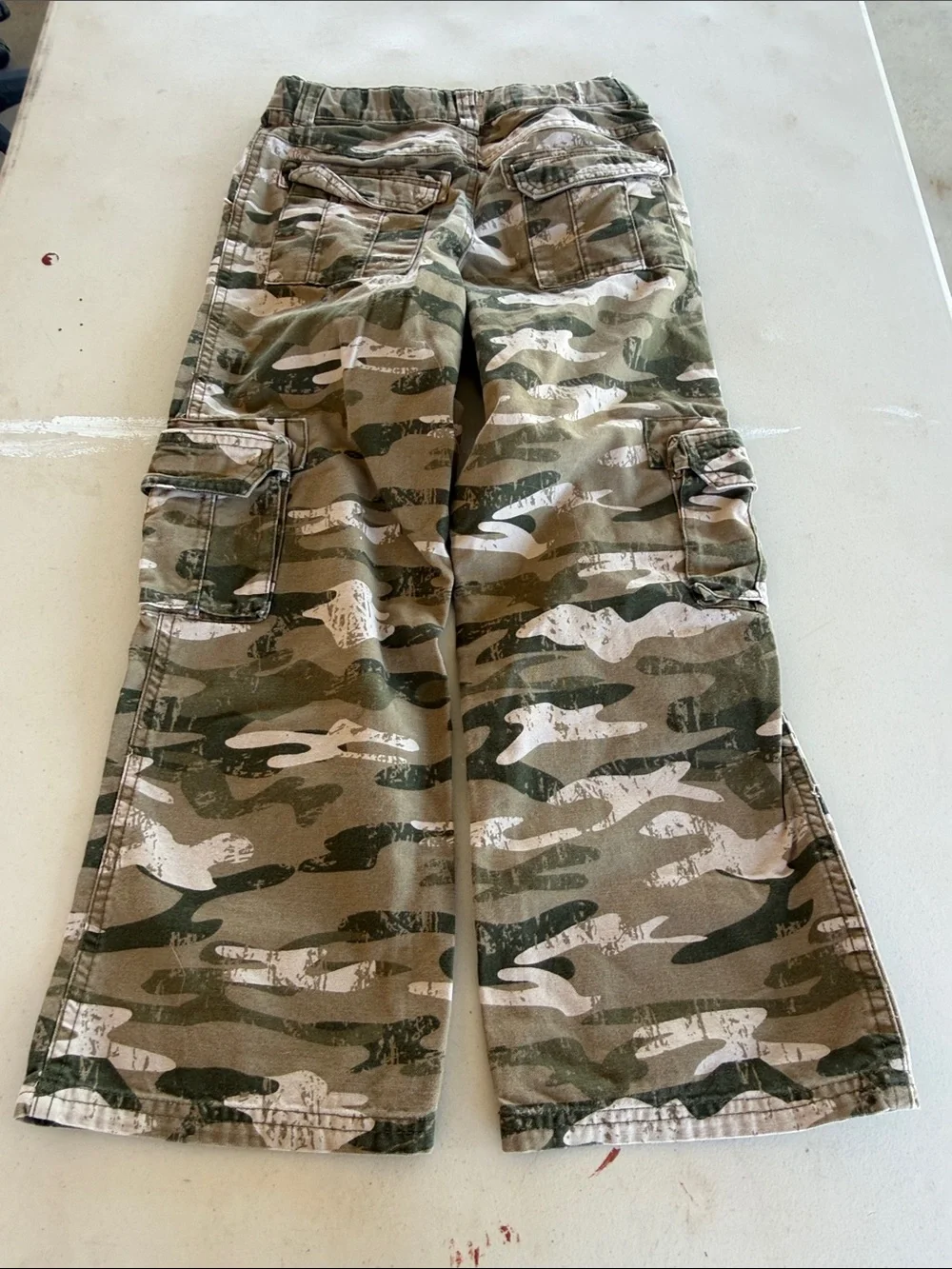 Gymboree Boys Camo Cargo Pants - Green & Khaki